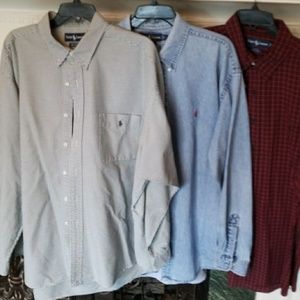 Ralph Lauren Button down shirts.